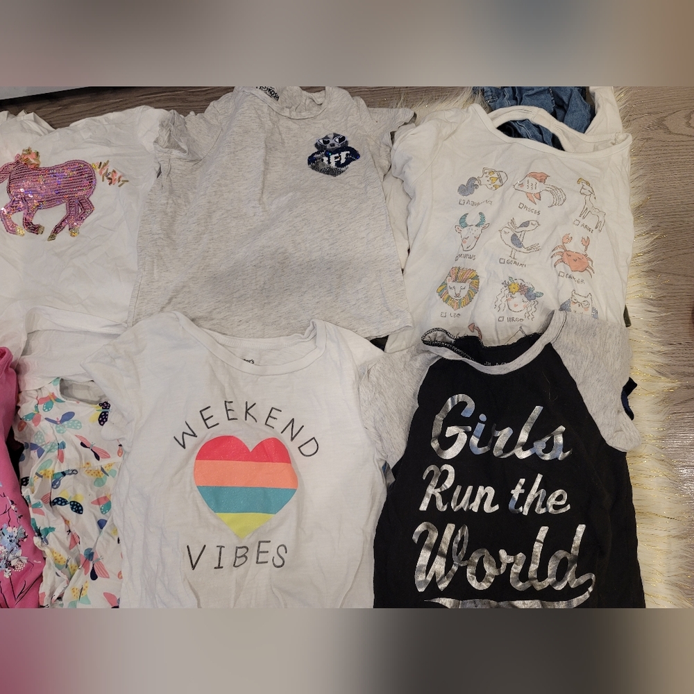 Girl used clothes